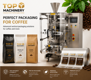 TOPY-VFFS roll film packing machine for 1kg to 5kg rice and grain bags