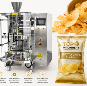 Nitrogen Filling Packing Machine | Automatic VFFS Packing Machine | Cassava Chips Snack Pouch