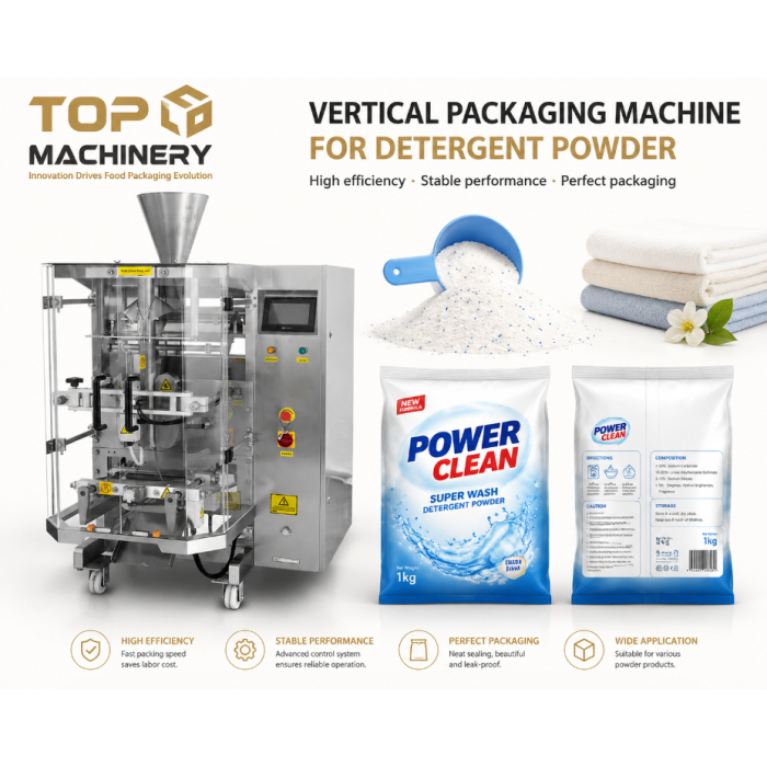 Vertical Packaging Machine | Powder Detergent Flour  | Washing Powder | Films Plastic Paper Bag