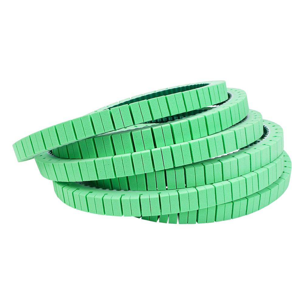 Green Cutting PU Foam Sponge Belt