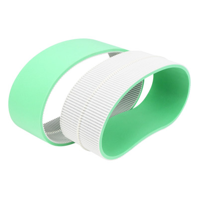 OEM Green PU Foam Belt | Foam Coated PU Timing Belt | Printing Machine