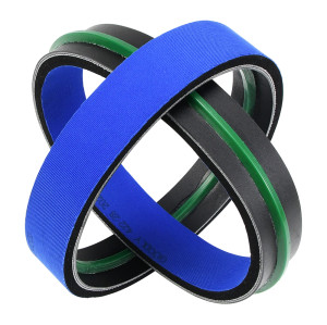 OEM Blue Fabric Rubber Coating Foam Timing Belt | Labeling Machine