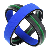 OEM Blue Fabric Rubber Coating Foam Timing Belt | Labeling Machine