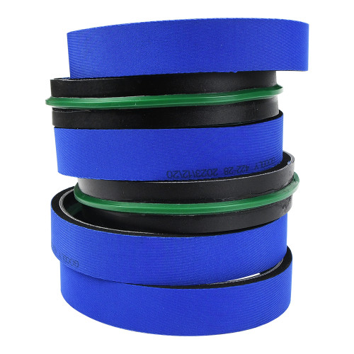 OEM Blue Fabric Rubber Coating Foam Timing Belt | Labeling Machine