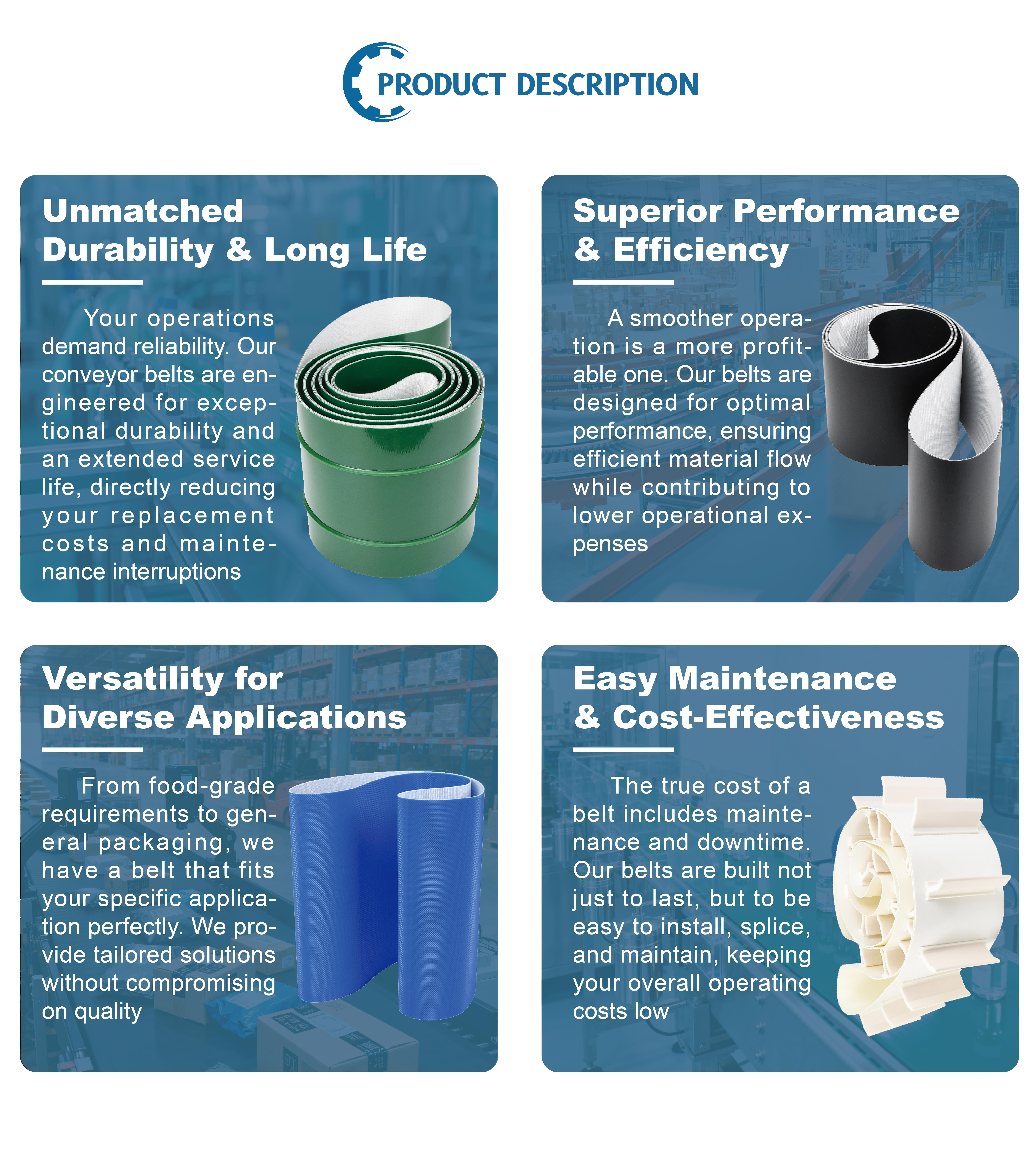 PVC Cleated Conveyor Belt