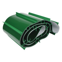 PVC Cleated Conveyor Belt | Incline Belt with Guides | Anti-Slip Design | OEM ODM