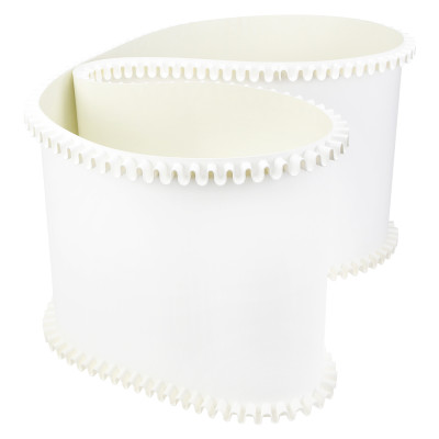 PU Conveyor Belt with Sidewall | Elevated Edge | Spillage Prevention | OEM ODM