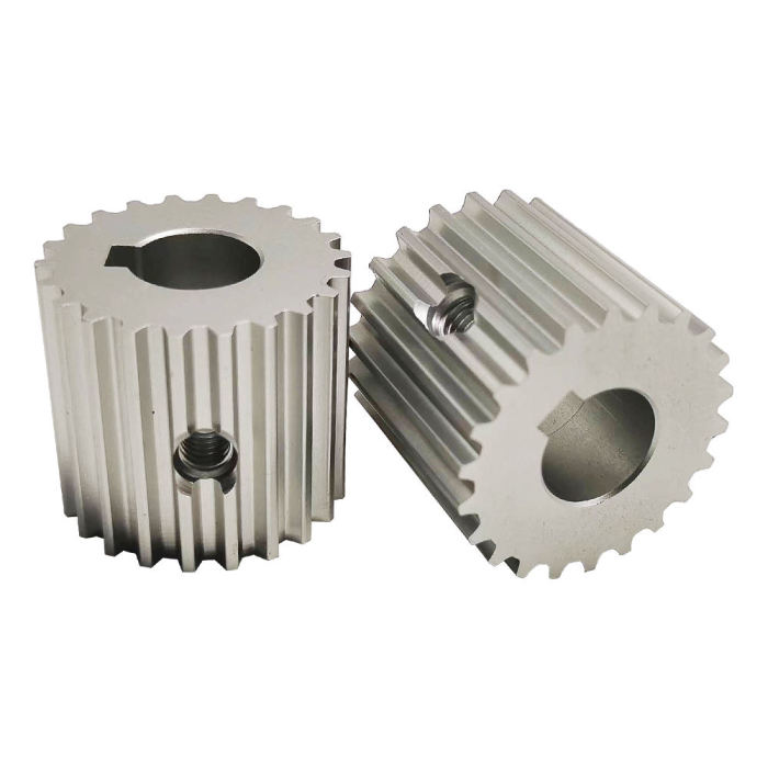 Shaft Integrated Timing Pulley | High Precision | Linear Guide | Custom Bore