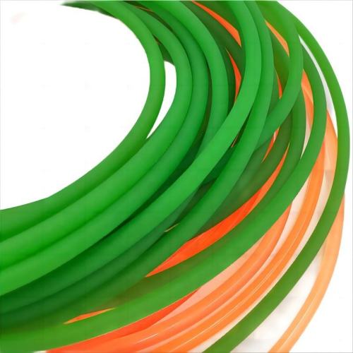 High Grip PU Round Belt | Ribbed Surface | For Tracking & Conveying | ODM