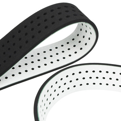 Rubber Foam Drilled Flat Belt | Cushion Conveying | Easy Clean | OEM ODM