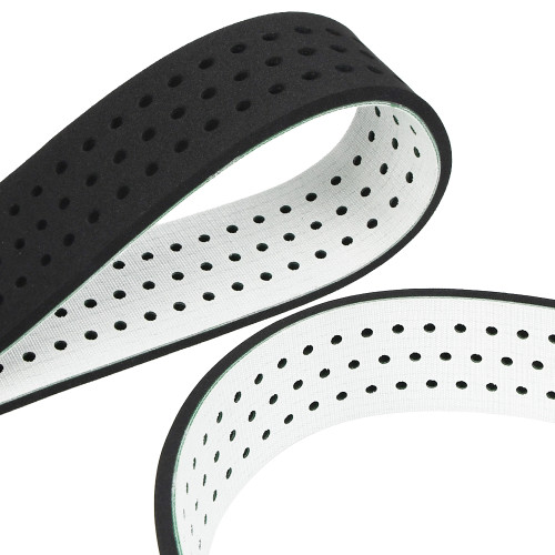 Rubber Foam Drilled Flat Belt | Cushion Conveying | Easy Clean | OEM ODM