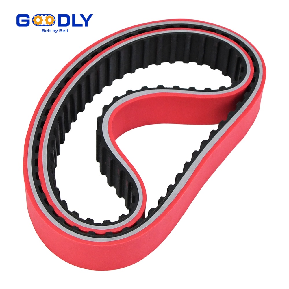 Miniature GT2 timing belt with fine pitch teeth for compact instrument drives