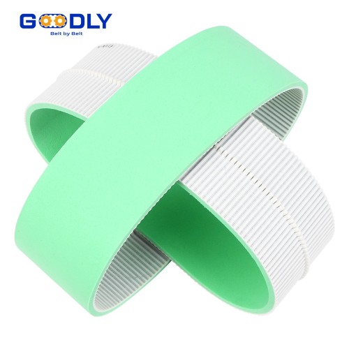OEM Green PU Foam Belt | Foam Coated PU Timing Belt | Printing Machine