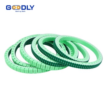 Green Cutting PU Foam Sponge Belt | OEM Easy Turn Endless | Inspection Machine