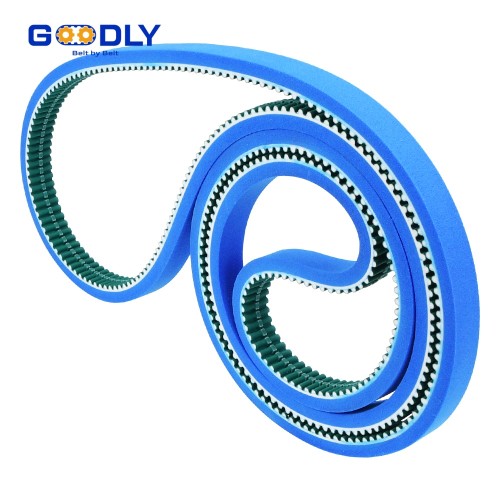 Customization Blue Foam PU Synchronous Belts | Tear Resistant Timing Belt