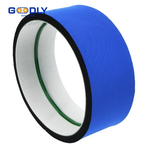 OEM Blue Sponge Coating Belt | Non-Slip Sponge Coated Belts | Farm Transport