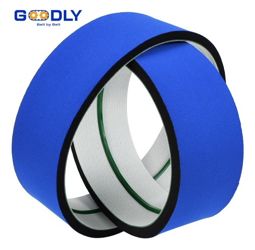 OEM Blue Sponge Coating Belt | Non-Slip Sponge Coated Belts | Farm Transport