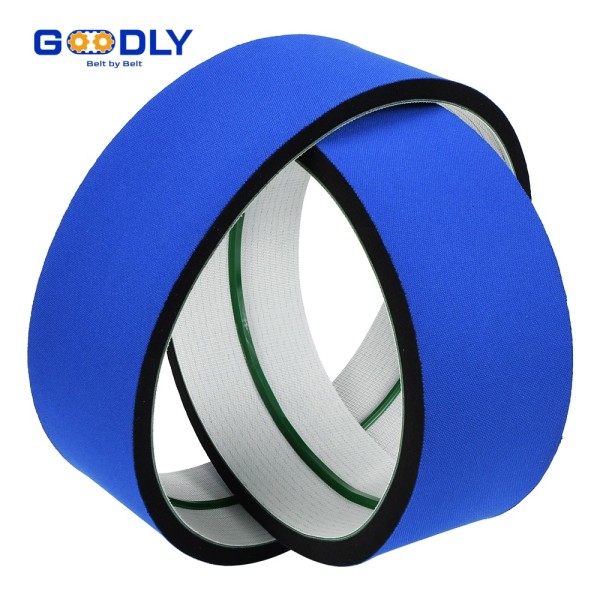 OEM Blue Sponge Coating Belt | Non-Slip Sponge Coated Belts | Farm Transport