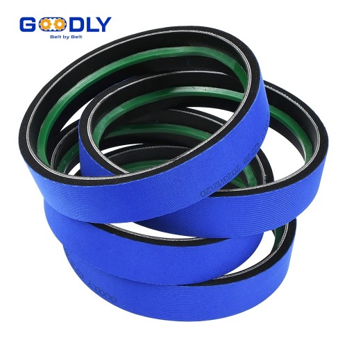 OEM Blue Fabric Rubber Coating Foam Timing Belt | Labeling Machine