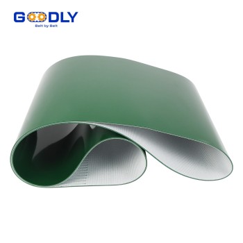 Green PVC Conveyor Belt | Food Grade | Anti-Static | High Tensile Strength | OEM