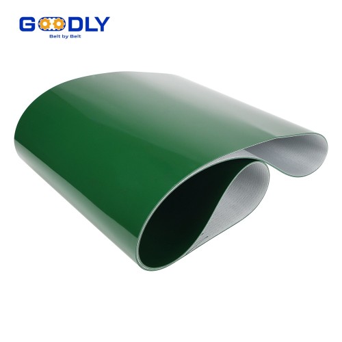 Green PVC Conveyor Belt | Food Grade | Anti-Static | High Tensile Strength | OEM