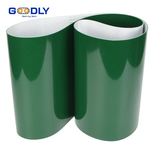 Green PVC Conveyor Belt | Food Grade | Anti-Static | High Tensile Strength | OEM