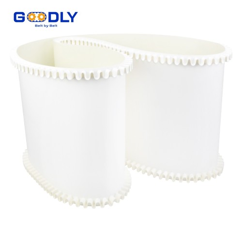 PU Conveyor Belt with Sidewall | Elevated Edge | Spillage Prevention | OEM ODM