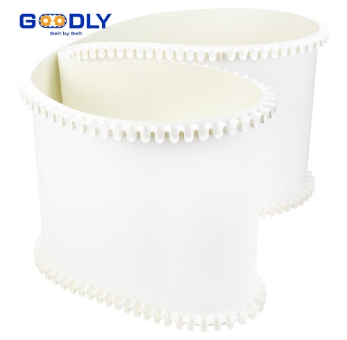 PU Conveyor Belt with Sidewall | Elevated Edge | Spillage Prevention | OEM ODM