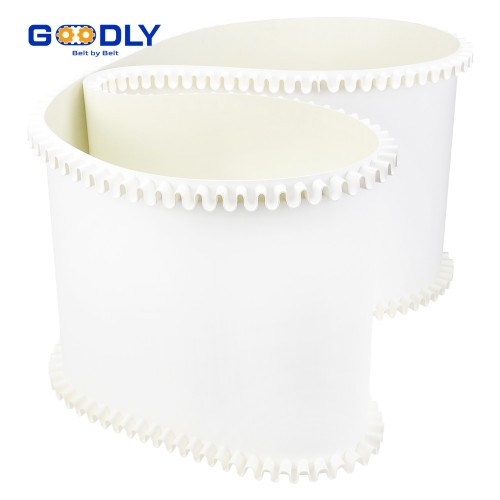 PU Conveyor Belt with Sidewall | Elevated Edge | Spillage Prevention | OEM ODM