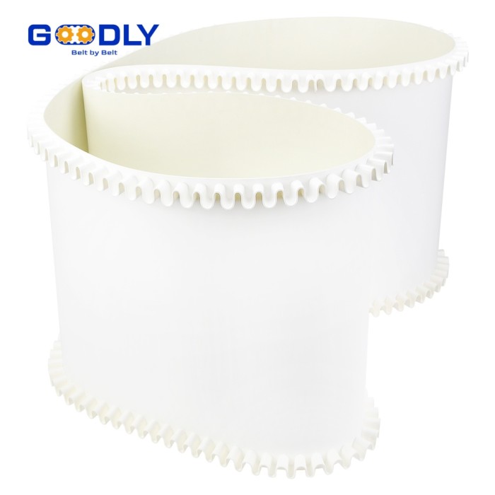 PU Conveyor Belt with Sidewall | Elevated Edge | Spillage Prevention | OEM ODM