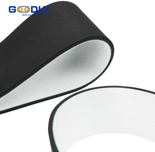 Rubber Foam Flat Belt | Sponge Cushion Surface | Noise Reduction | OEM ODM