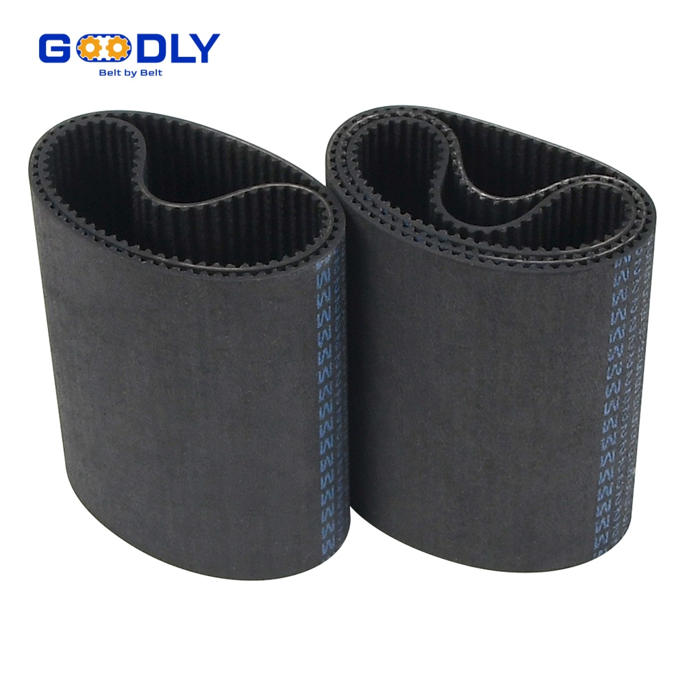 Industrial timing belt pulley and idler assembly for conveyor drives