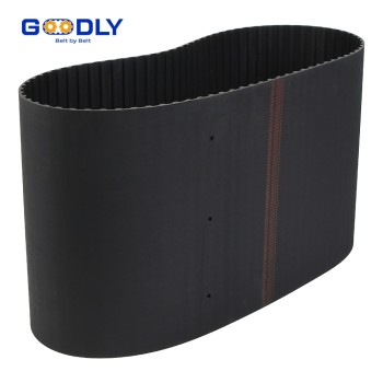 Anti-Aging Rubber Timing Belt | Precision Synchronous Belt | For Textile Garment Machinery | Custom Tooth Shape