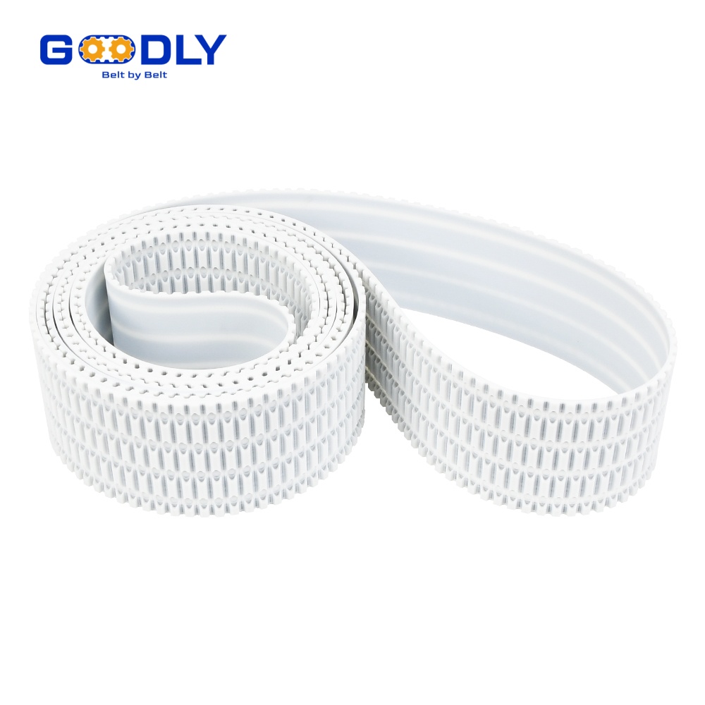 PU timing belt loops prepared for robotics and 3D printer axis drives
