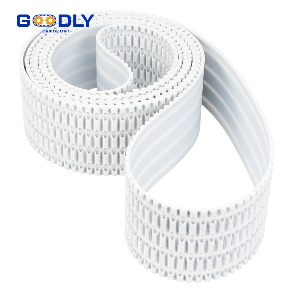 Foam-backed PU timing belt for delicate automated handling