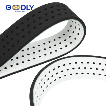 Black Rubber Foam Synchronous Belt | High Elasticity | Anti-Tear | Industrial Transmission | Custom Tooth Profile