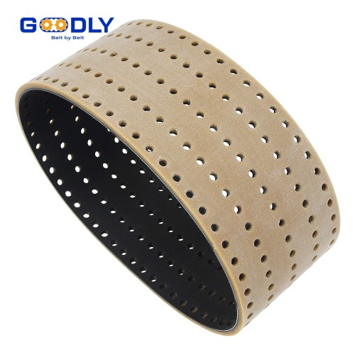 Perforated Vulcanized Flat Belt | Air Suction | Anti-Slip | Printing & Paper Equipment