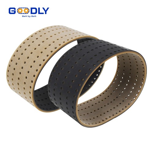 Perforated Vulcanized Flat Belt | Air Suction | Anti-Slip | Printing & Paper Equipment