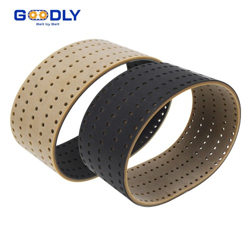 Perforated Vulcanized Flat Belt | Air Suction | Anti-Slip | Printing & Paper Equipment