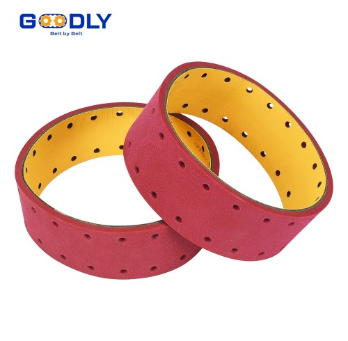 Punched Nylon Flat Belt | Precision Hole Drilling | Air Suction | Packaging & Printing Machinery