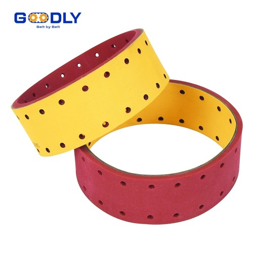 Punched Nylon Flat Belt | Precision Hole Drilling | Air Suction | Packaging & Printing Machinery