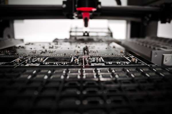 Industrial machinery workshop for rod-shaped pulley production