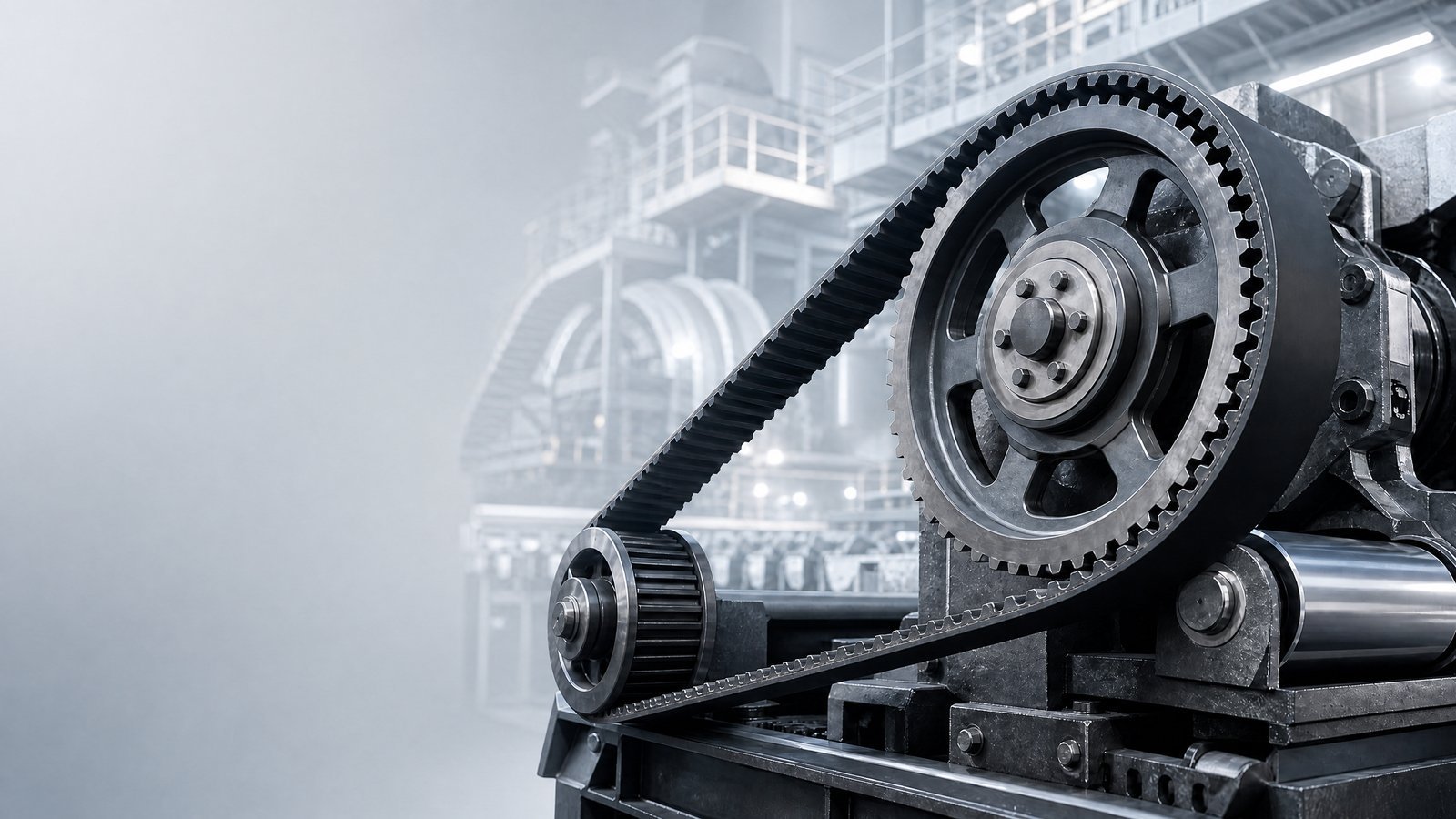 Rubber timing belt manufacturing at GOODLY industrial synchronous belt facility