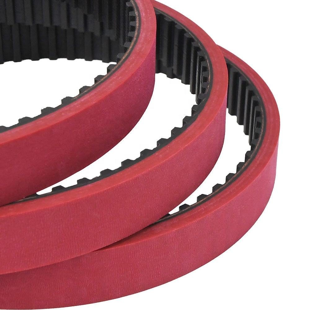Silicone Vulcanized Timing Belt - tooth profile and construction detail