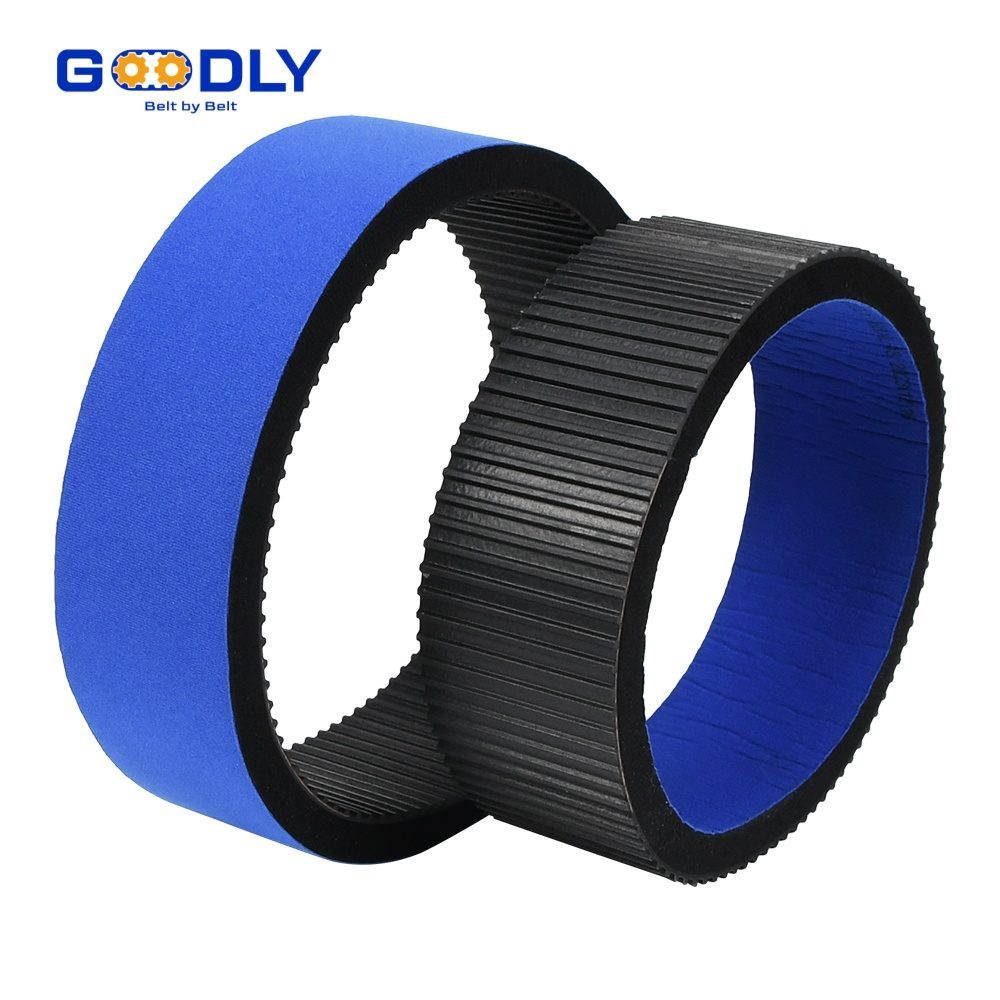 Foam Flat Belt - tooth profile and construction detail