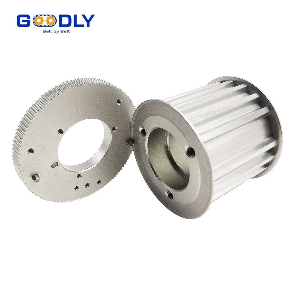 Timing Belt Pulley - tooth profile and construction detail