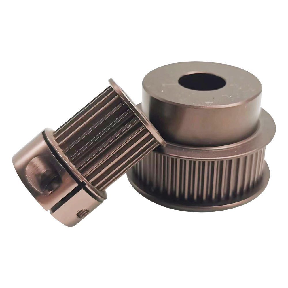 Rod-Shaped Synchronous Timing Pulley - close-up application detail