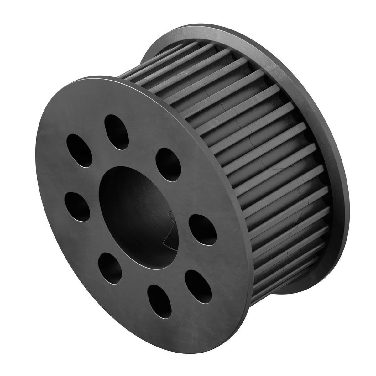 Serrated Idler Gear Timing Pulley - customization and fabrication options