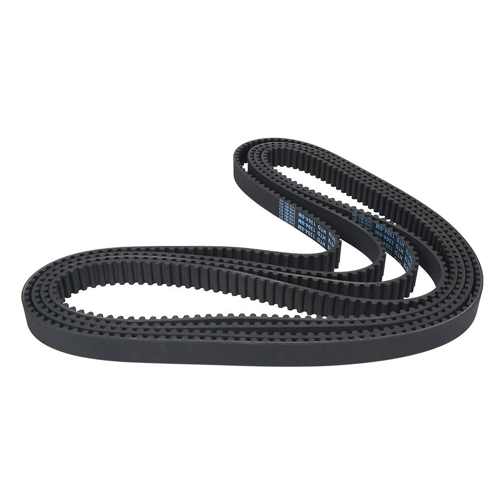 Custom timing belts packed for export shipment