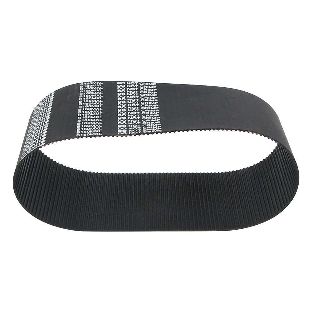 Rubber timing belt B160MXL in small MXL pitch